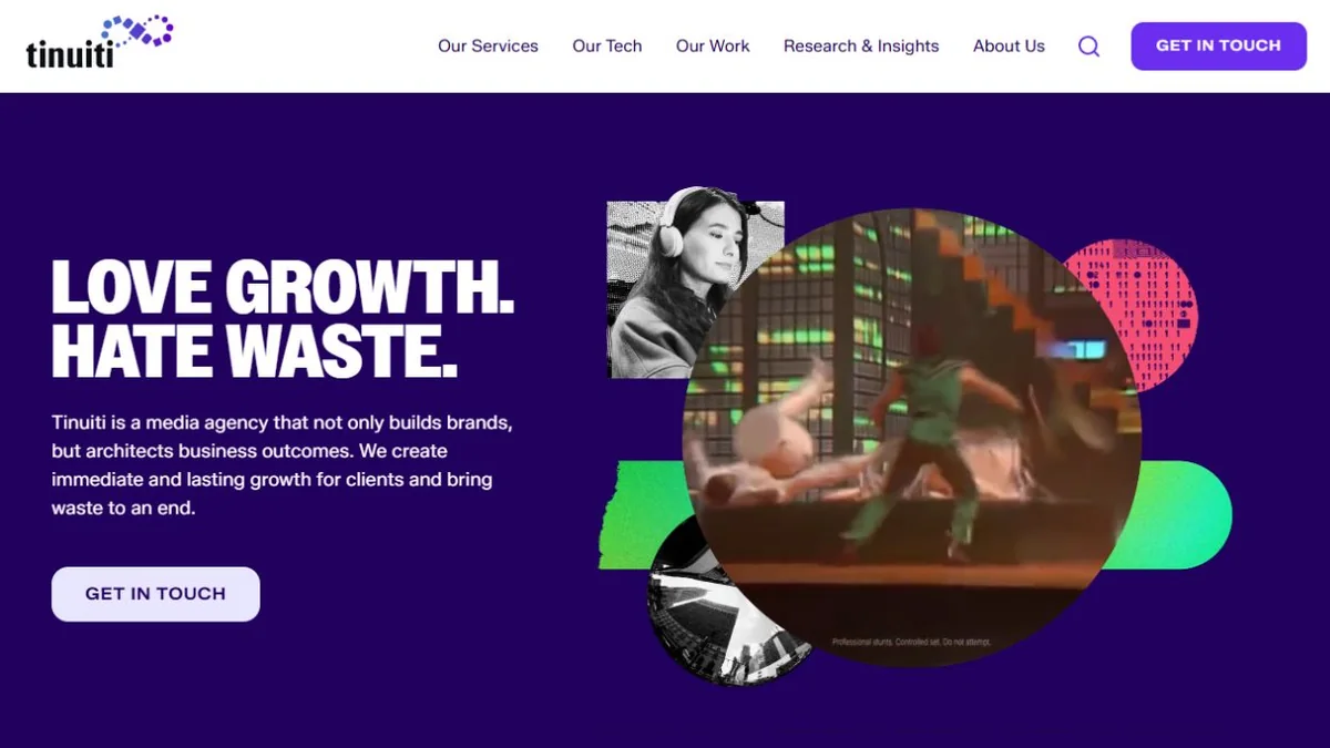 Tinuiti homepage hero
