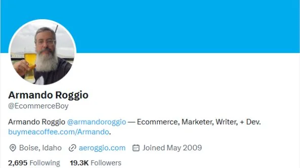 Armando Roggio X profile