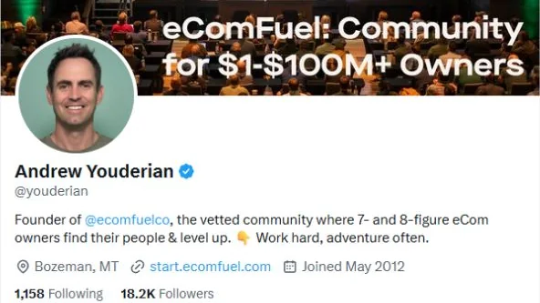 Andrew Youderian X profile